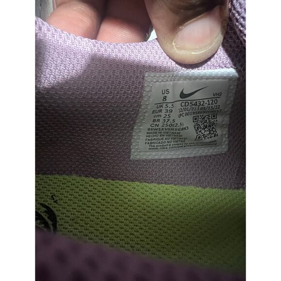 Nike Air Max 2X Women’s Size 8 CD5432-120 Pastel Multi Pink Green Purple Sneaker - Picture 7 of 11